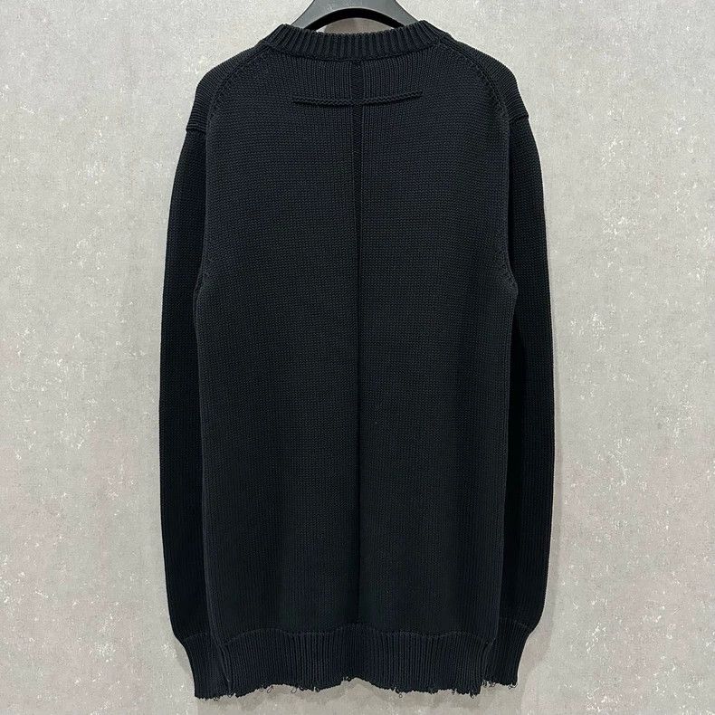 Givenchy Givenchy Black Distressed Knit Sweater - dmc Size US S / EU 44-46 / 1 - 2 Thumbnail