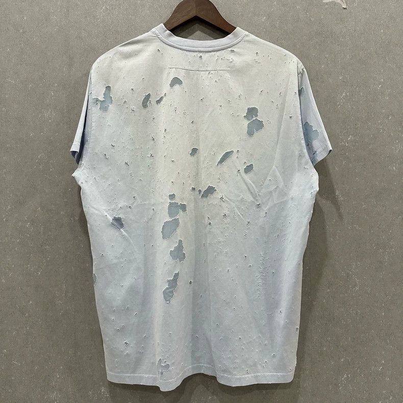 Givenchy Givenchy Distressed Logo Short Sleeve T-Shirt - dmc Size US XS / EU 42 / 0 - 2 Thumbnail