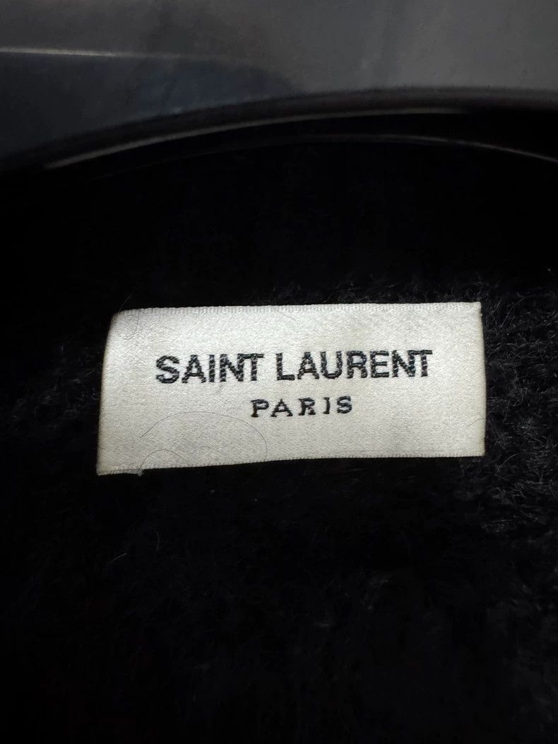 Saint Laurent Paris Saint Laurent Paris Logo Mohair Sweater - dmc Size US S / EU 44-46 / 1 - 5 Thumbnail
