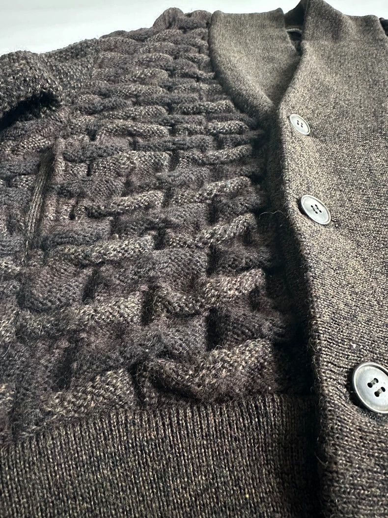 Issey Miyake ISSEY MIYAKE Vintage Cable Knit Cardigan - dmc Size US M / EU 48-50 / 2 - 3 Thumbnail