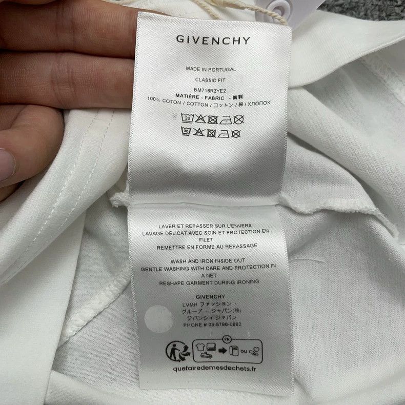 Givenchy Givenchy Gold Embroidered White Short Sleeve Tee - dmc Size US M / EU 48-50 / 2 - 6 Thumbnail