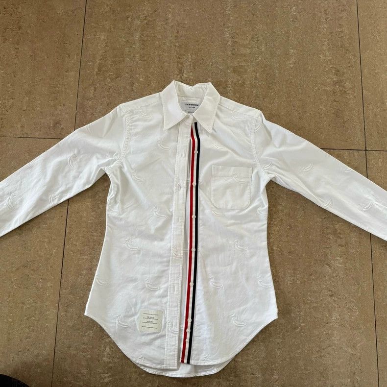 Thom Browne Thom Browne Reed Duck Embroidered Shirt - dmc Size US M / EU 48-50 / 2 - 3 Thumbnail