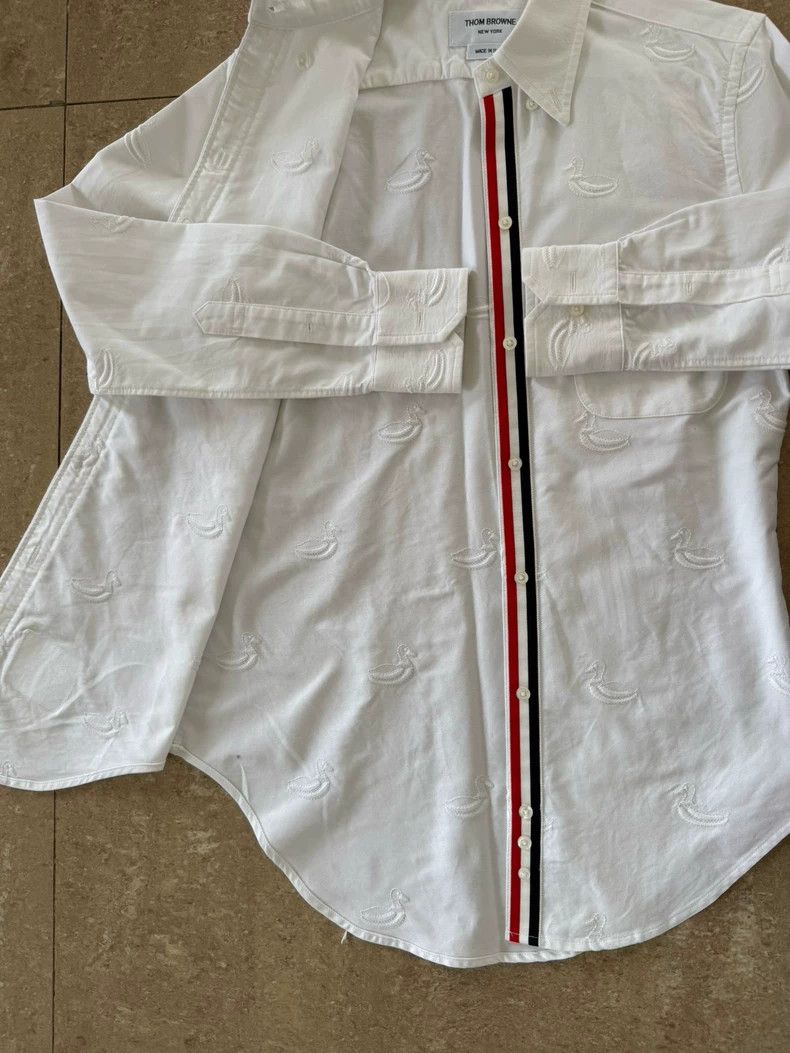 Thom Browne Thom Browne Reed Duck Embroidered Shirt - dmc Size US M / EU 48-50 / 2 - 8 Thumbnail