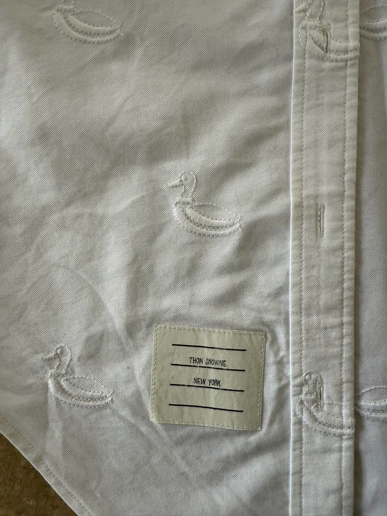 Thom Browne Thom Browne Reed Duck Embroidered Shirt - dmc Size US M / EU 48-50 / 2 - 2 Thumbnail