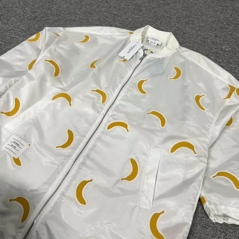 Thom Browne Thom Browne TB Banana Print Waterproof Jacket - dmc Size US M / EU 48-50 / 2 - 4 Thumbnail
