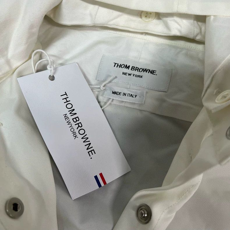 Thom Browne Thom Browne White Nylon Raincoat - dmc Size US M / EU 48-50 / 2 - 7 Thumbnail