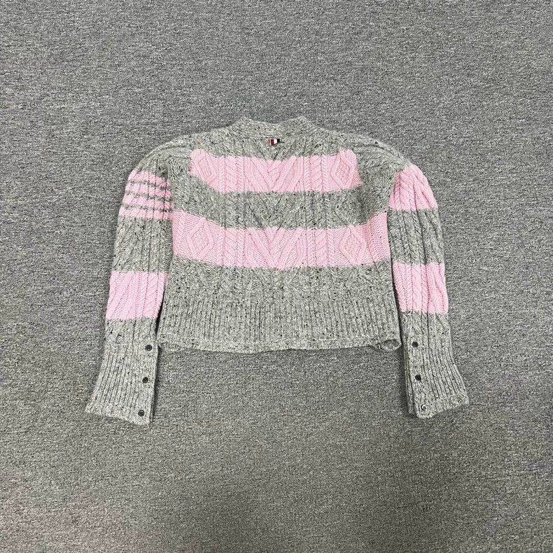 Thom Browne Thom Browne TB Striped Knit Cardigan - dmc Size US XS / EU 42 / 0 - 2 Thumbnail