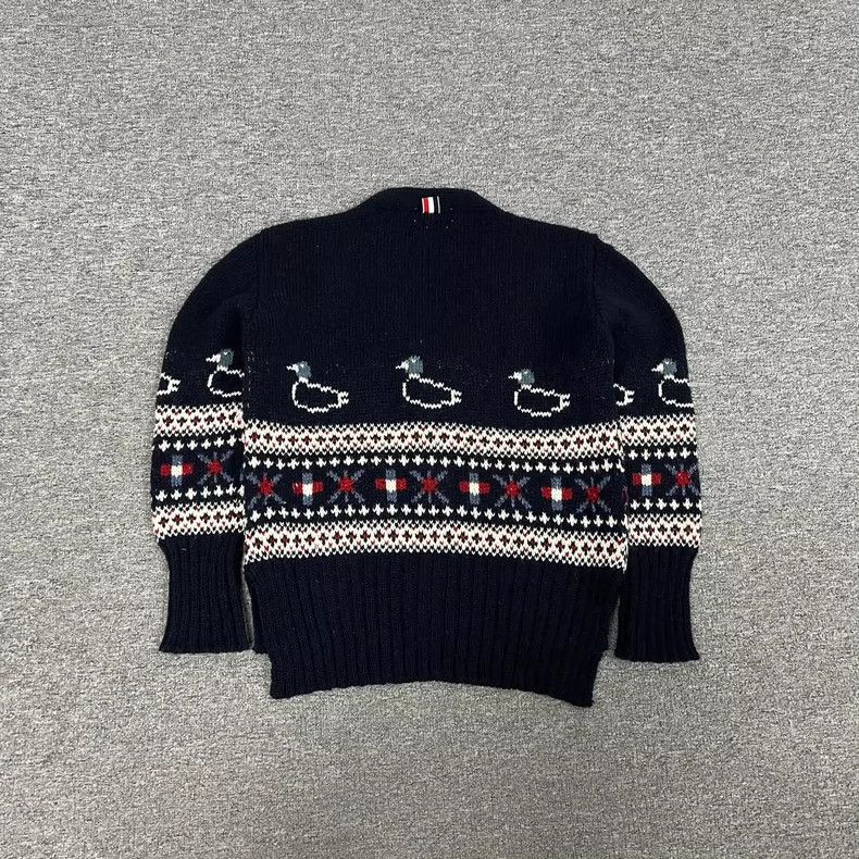 Thom Browne Thom Browne TB Duck Knit Cardigan - dmc Size US XL / EU 56 / 4 - 2 Thumbnail