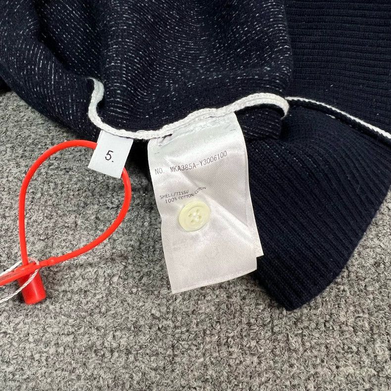 Thom Browne Thom Browne White Knit Sweatshirt with Logo - dmc Size US XXL / EU 58 / 5 - 7 Thumbnail