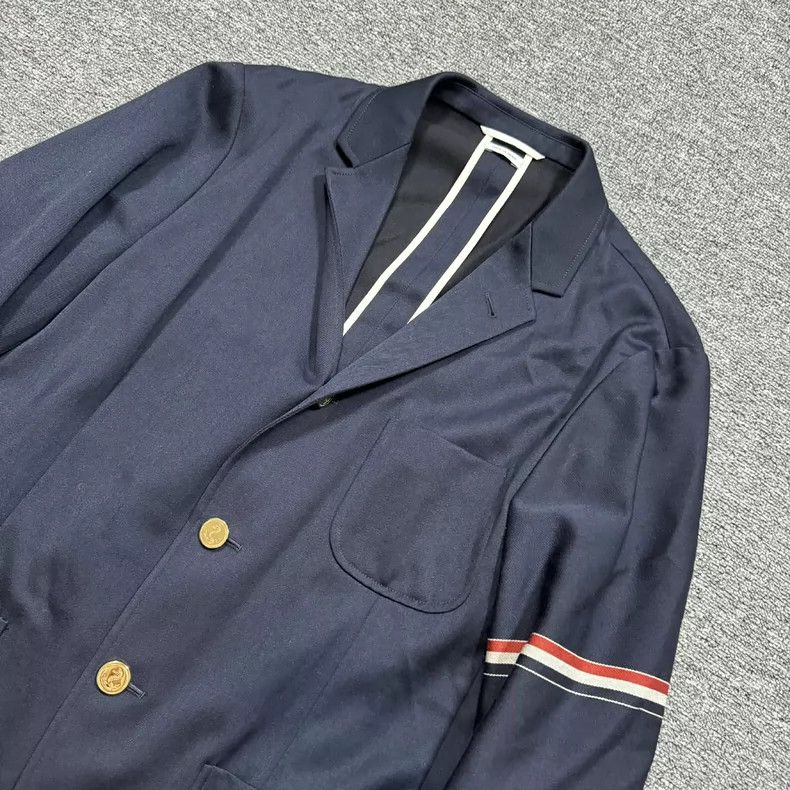 Thom Browne Thom Browne Gold Button Blazer Jacket - dmc Size US M / EU 48-50 / 2 - 2 Thumbnail