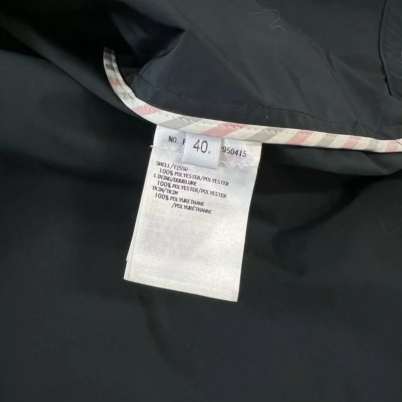 Thom Browne Thom Browne TB Striped Hooded Trench Coat - dmc Size US L / EU 52-54 / 3 - 7 Thumbnail