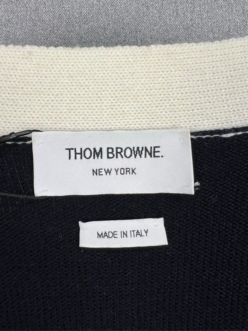 Thom Browne THOM BROWNE Striped Cardigan Sweater - dmc Size US XS / EU 42 / 0 - 3 Thumbnail