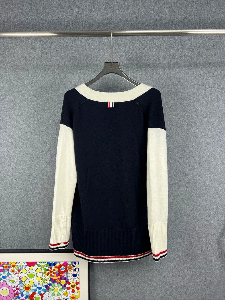 Thom Browne THOM BROWNE Striped Cardigan Sweater - dmc Size US XS / EU 42 / 0 - 2 Thumbnail