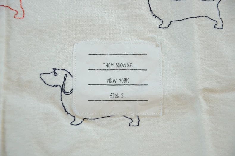 Thom Browne Thom Browne Dachshund Embroidery Oxford Shirt - dmc Size US M / EU 48-50 / 2 - 3 Thumbnail