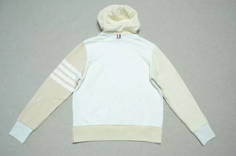 Thom Browne Thom Browne Yellow Striped Hoodie Sweatshirt - dmc Size US M / EU 48-50 / 2 - 6 Thumbnail