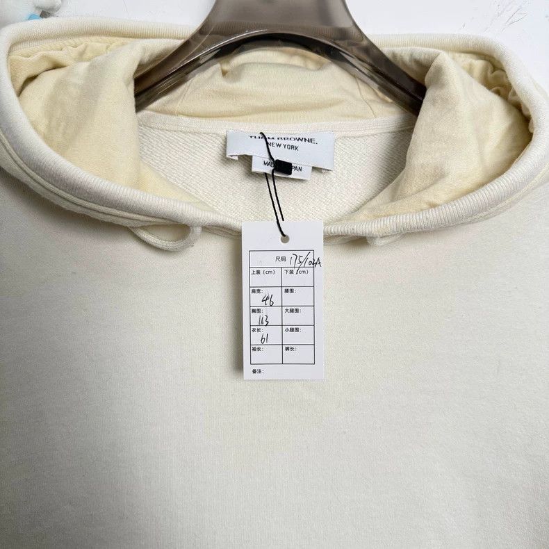 Thom Browne Thom Browne Striped Patchwork Hoodie - dmc Size US L / EU 52-54 / 3 - 2 Thumbnail