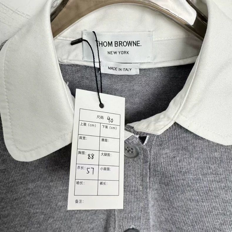 Thom Browne Thom Browne Gray Wool Cardigan - dmc Size US M / EU 48-50 / 2 - 2 Thumbnail