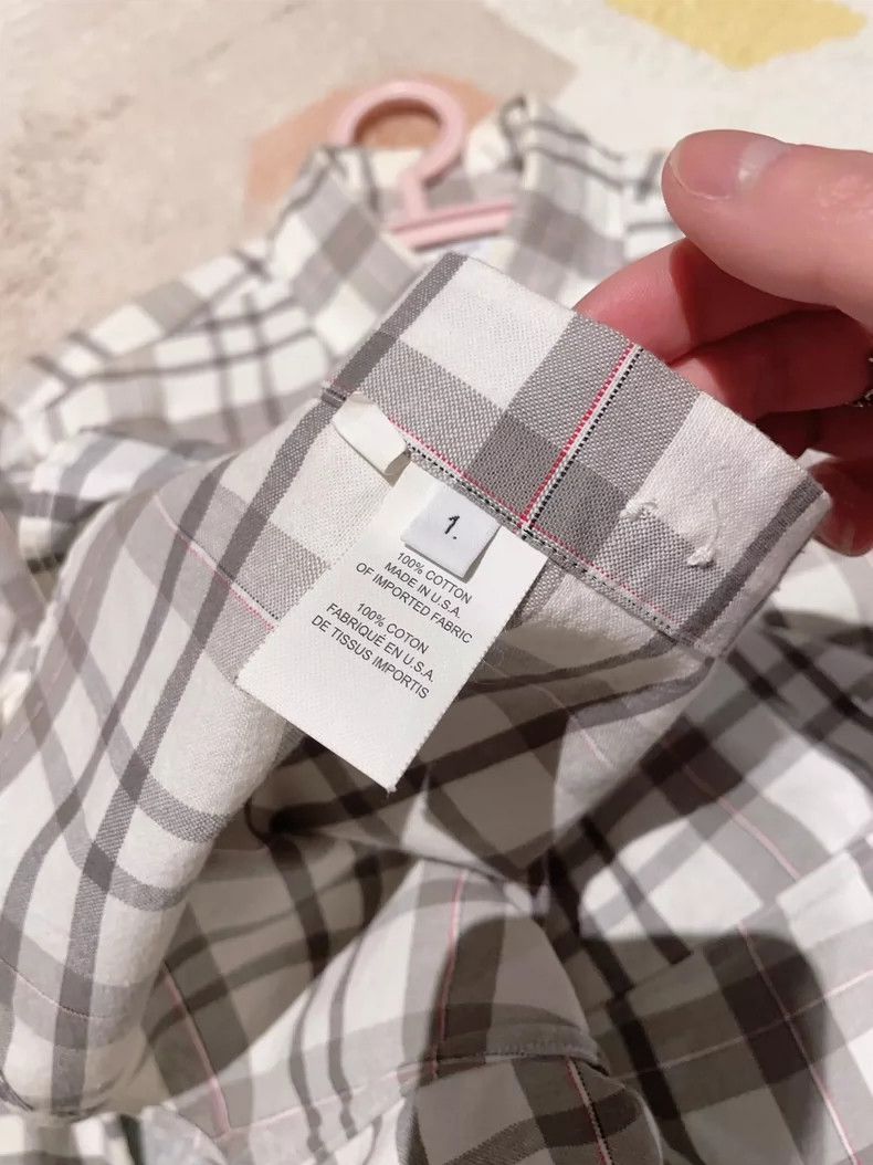 Thom Browne Thom Browne Plaid Long Sleeve Shirt - dmc Size US M / EU 48-50 / 2 - 5 Thumbnail
