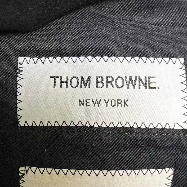 Thom Browne THOM BROWNE Women's Gray Wool Trousers - dmc Size US 38 / EU 54 - 4 Thumbnail
