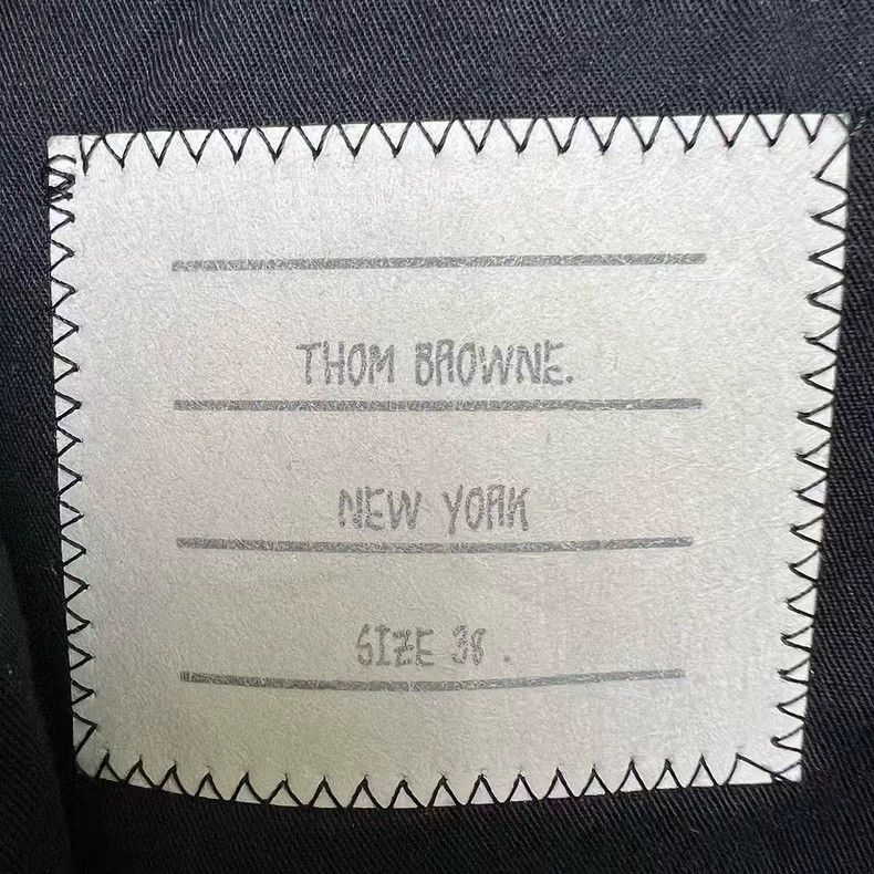 Thom Browne THOM BROWNE Women's Gray Wool Trousers - dmc Size US 38 / EU 54 - 5 Thumbnail