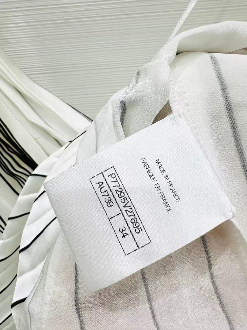 Chanel Chanel 24s Asymmetric Pleated Silk Top - dmc Size US M / EU 48-50 / 2 - 5 Thumbnail