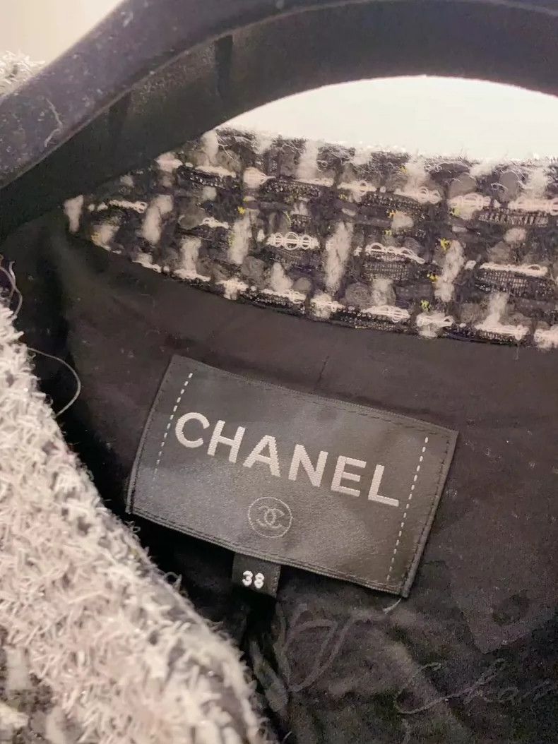 Chanel Chanel Tweed Jacket F38 - dmc Size US L / EU 52-54 / 3 - 2 Thumbnail