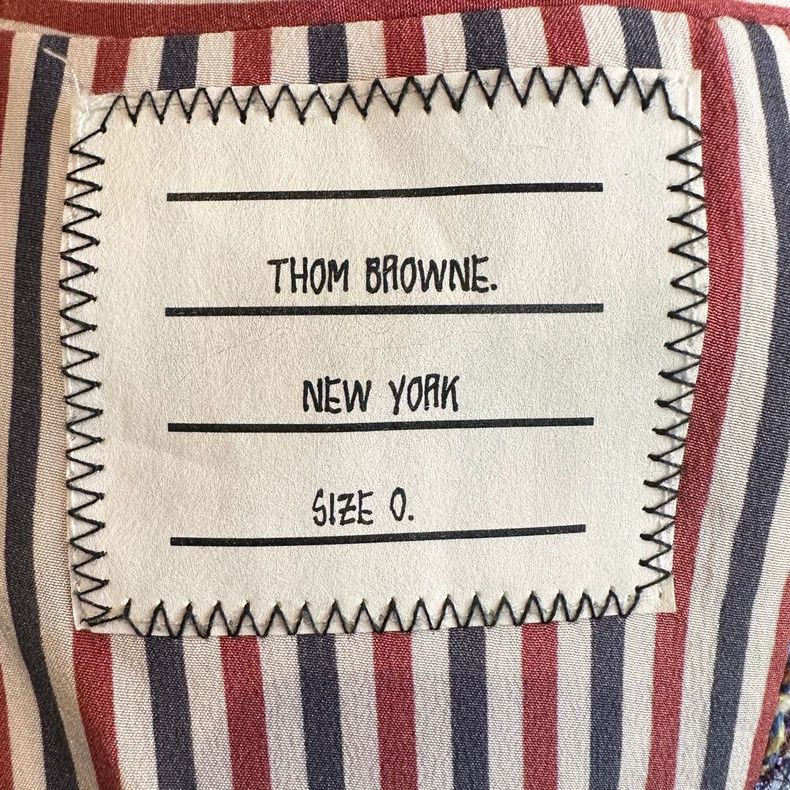 Thom Browne Thom Browne Tweed Woven Coat - dmc Size US XS / EU 42 / 0 - 3 Thumbnail