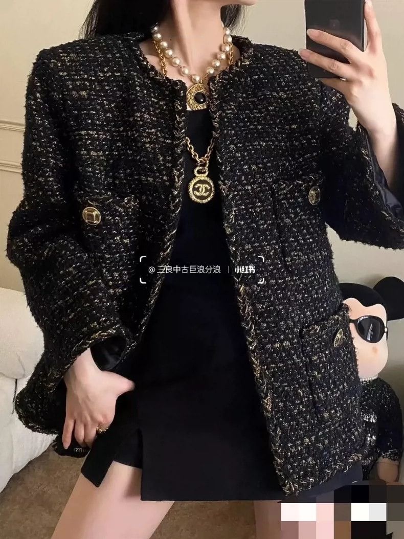 Chanel Chanel Egypt Series Black Gold Jacket - dmc Size US S / EU 44-46 / 1 - 8 Thumbnail