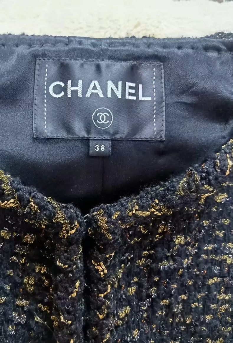 Chanel Chanel Egypt Series Black Gold Jacket - dmc Size US S / EU 44-46 / 1 - 3 Thumbnail