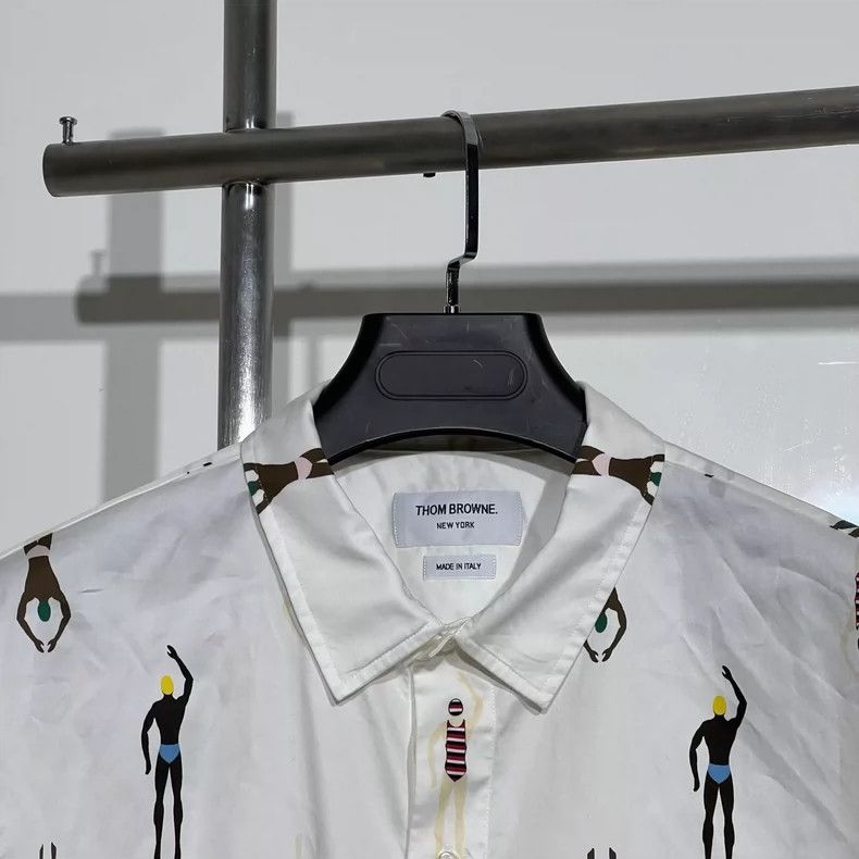 Thom Browne Thom Browne TB Short Sleeve Shirt - dmc Size US M / EU 48-50 / 2 - 2 Thumbnail