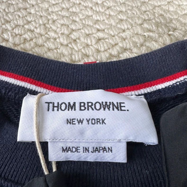 Thom Browne Thom Browne Classic 4-Stripe Sweatshirt - dmc Size US M / EU 48-50 / 2 - 3 Thumbnail