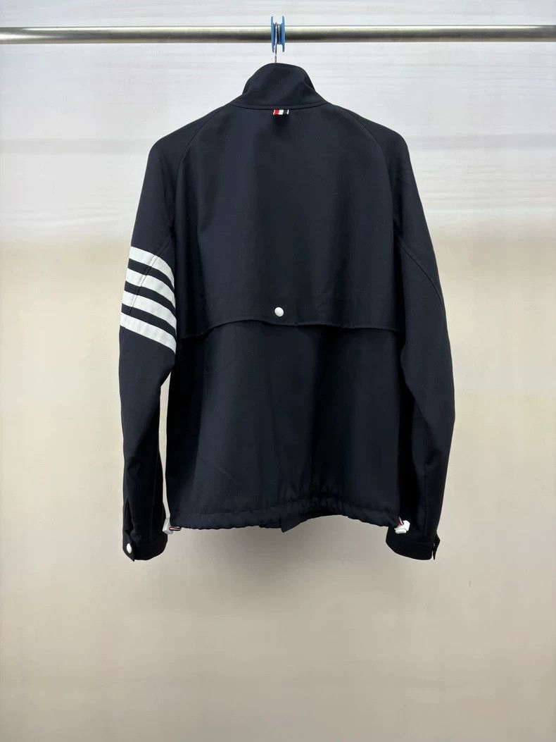 Thom Browne Thom Browne Black Stripe Zip Jacket - dmc Size US L / EU 52-54 / 3 - 2 Thumbnail