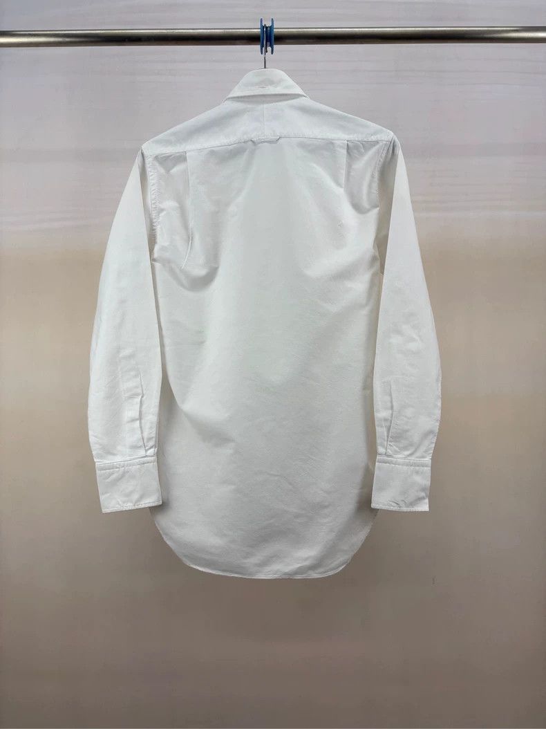 Thom Browne Thom Browne Chest Stripe Logo Shirt - dmc Size US M / EU 48-50 / 2 - 2 Thumbnail