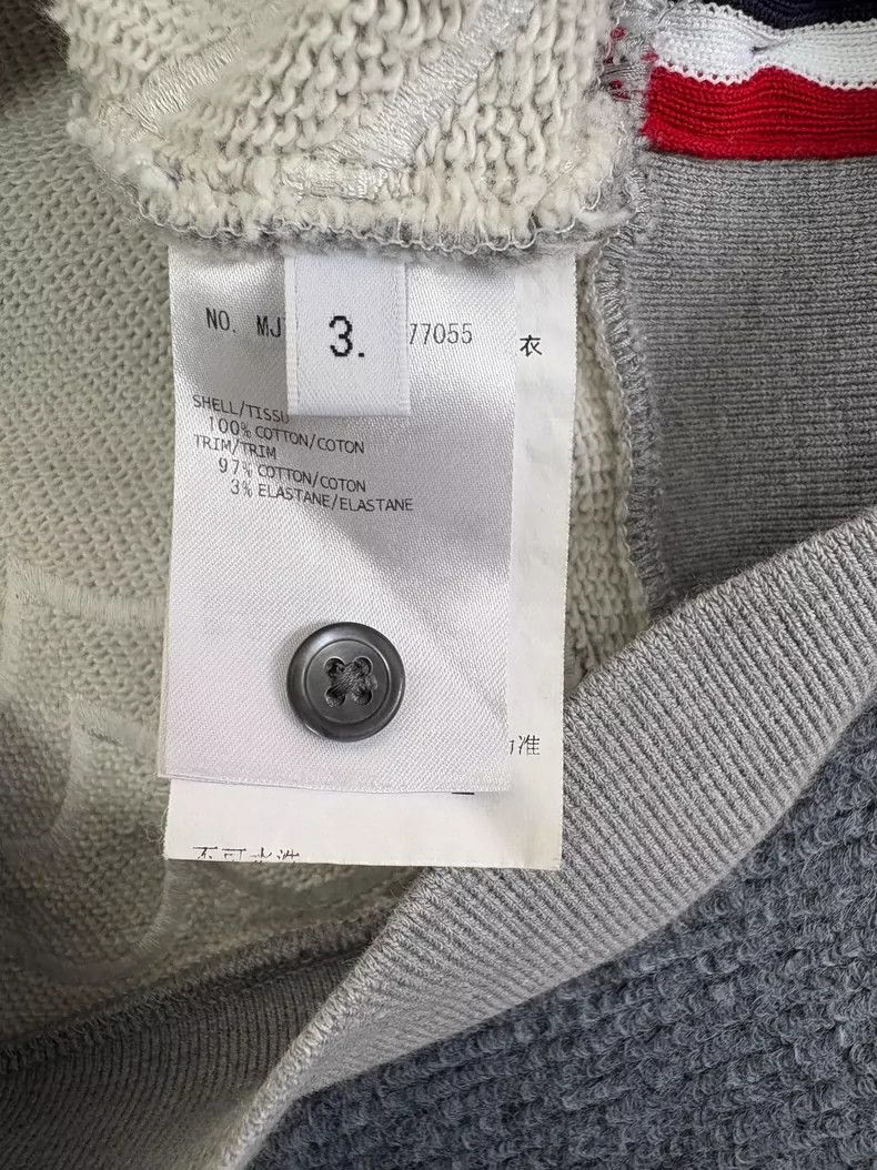 Thom Browne Thom Browne Dolphin Embroidered Gray Sweatshirt - dmc Size US M / EU 48-50 / 2 - 7 Thumbnail