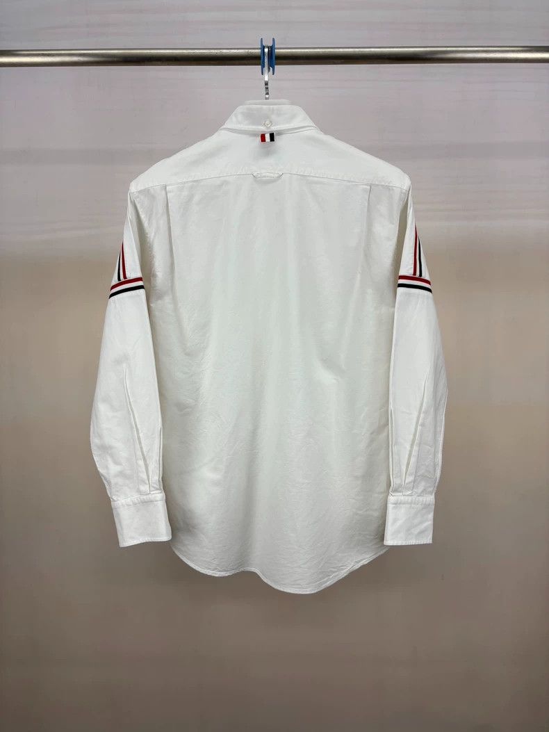 Thom Browne Thom Browne Striped Oxford Shirt - dmc Size US M / EU 48-50 / 2 - 2 Thumbnail