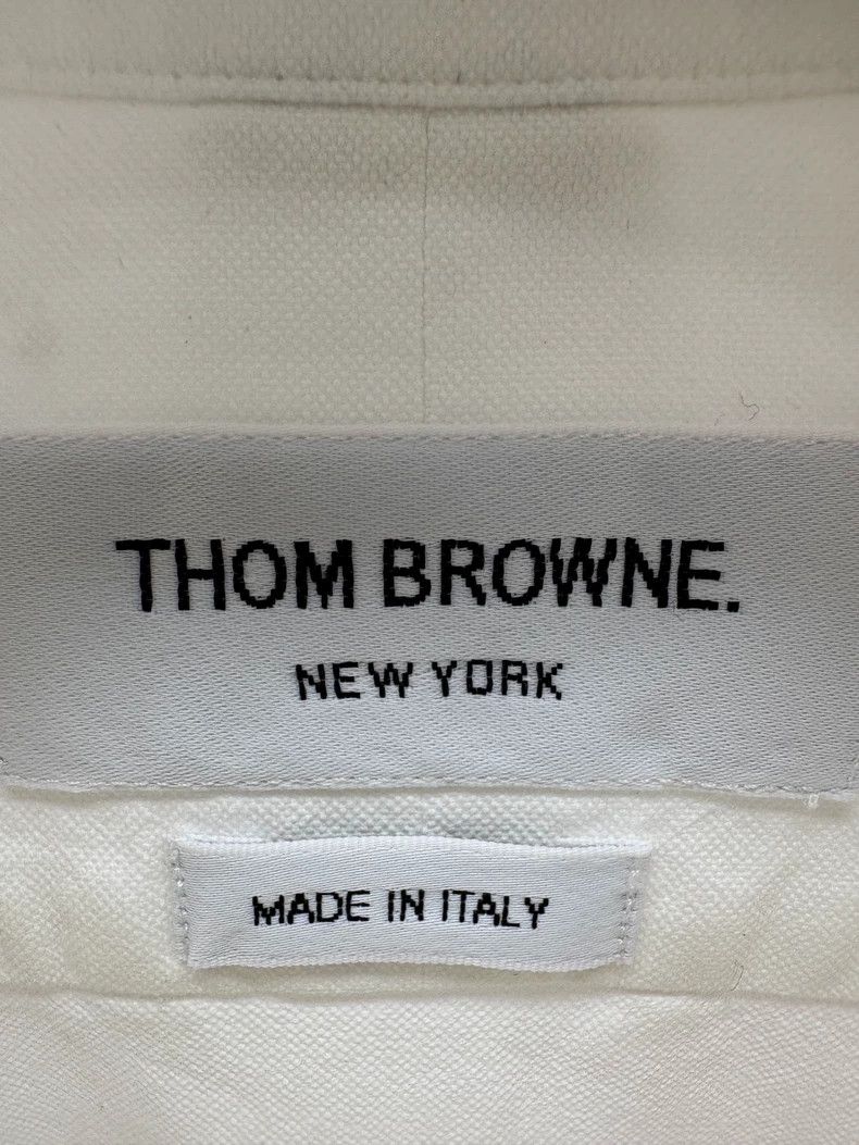 Thom Browne Thom Browne Striped Oxford Shirt - dmc Size US M / EU 48-50 / 2 - 6 Thumbnail