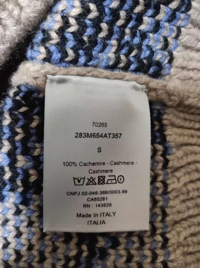 Dior DIOR x Travis Scott Logo Cashmere Vest - dmc Size US S / EU 44-46 / 1 - 4 Thumbnail