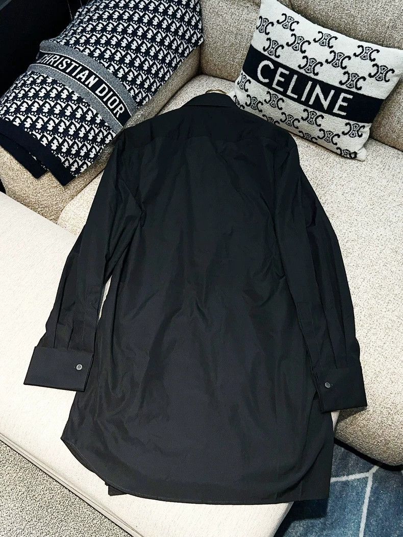 Loewe Loewe Black Long Sleeve Shirt Dress - dmc Size US S / EU 44-46 / 1 - 3 Thumbnail