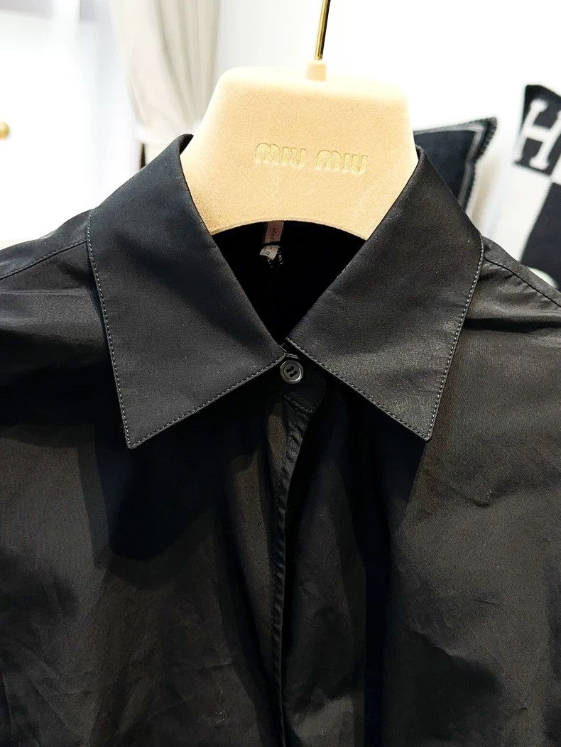 Loewe Loewe Black Long Sleeve Shirt Dress - dmc Size US S / EU 44-46 / 1 - 4 Thumbnail