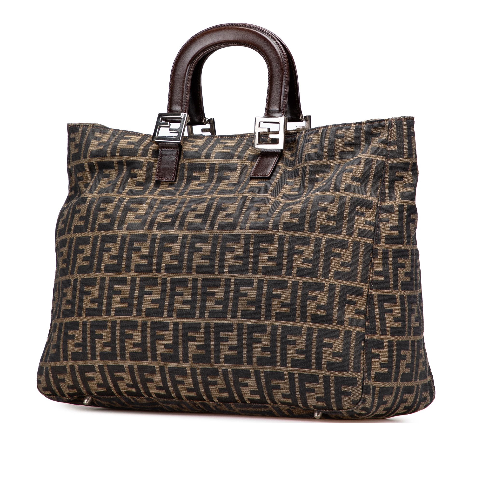 Fendi Fendi Large Zucca Canvas Twins Tote Size ONE SIZE - 2 Thumbnail