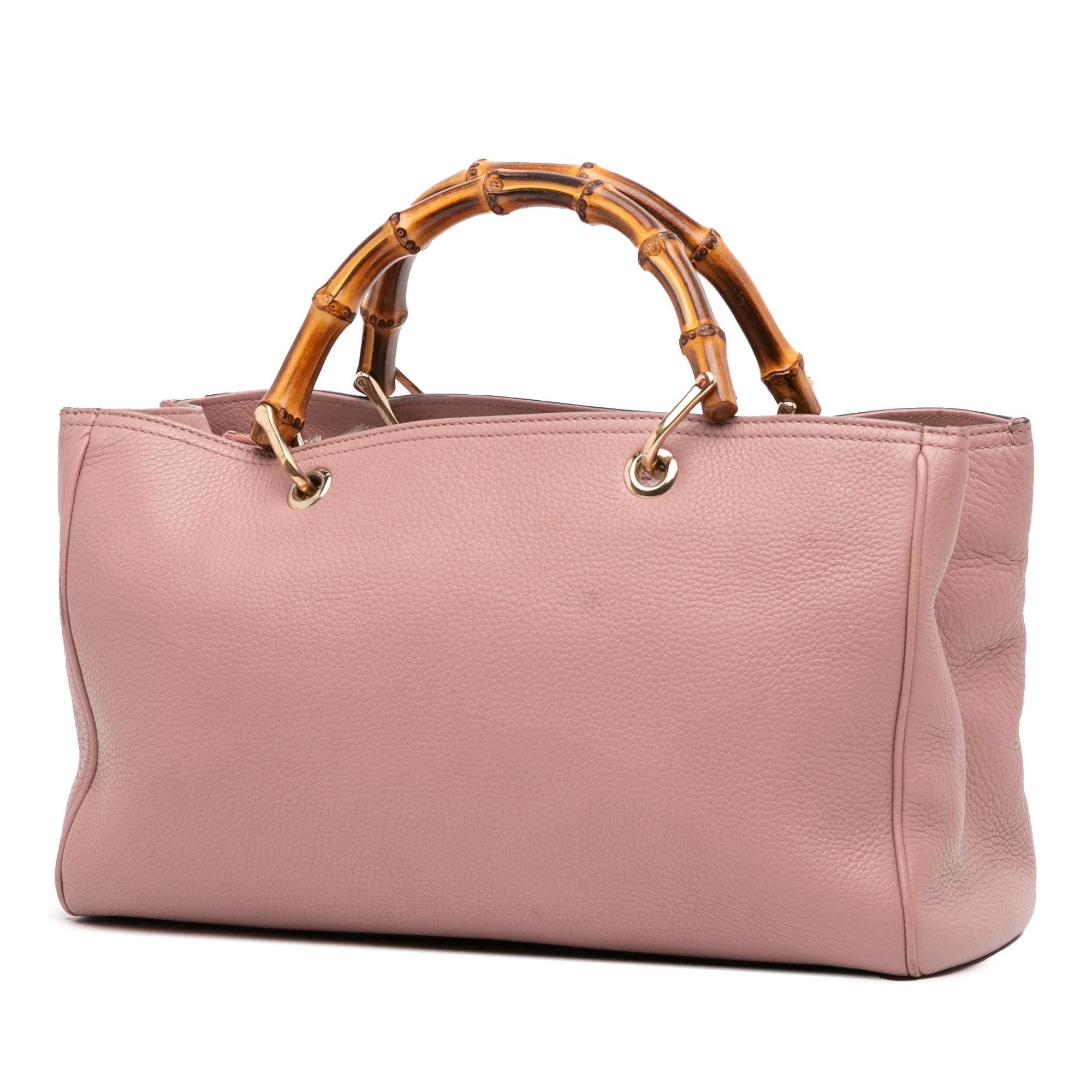 Gucci Gucci Medium Calfskin Bamboo Shopper Satchel Size ONE SIZE - 2 Thumbnail