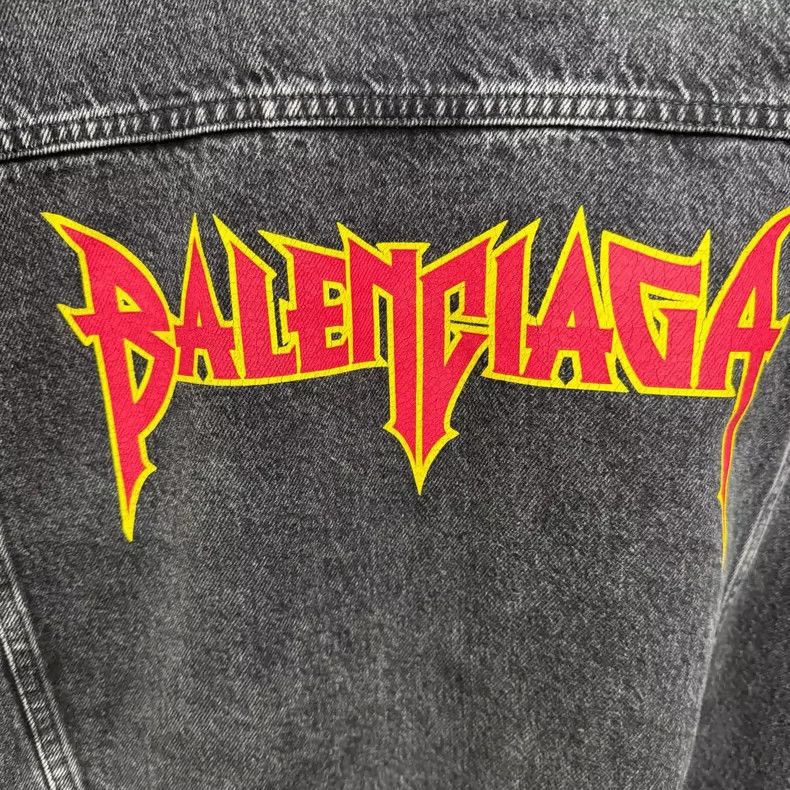 Balenciaga Balenciaga Heavy Metal SS22 Denim Jacket - dmc Size US M / EU 48-50 / 2 - 6 Thumbnail