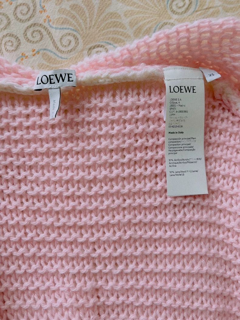 Loewe LOEWE Pink Knit Cardigan - dmc Size US XS / EU 42 / 0 - 2 Thumbnail