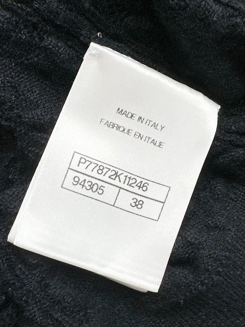 Chanel Chanel Black Knit Long Sleeve Top - dmc Size US M / EU 48-50 / 2 - 6 Thumbnail