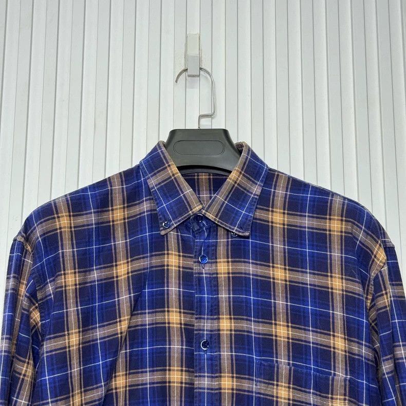 Balenciaga Balenciaga Checkered Back Logo Shirt - dmc Size US M / EU 48-50 / 2 - 3 Thumbnail