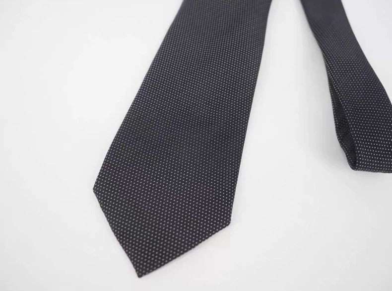 Prada Prada Black Silk Polka Dot Necktie - dmc Size ONE SIZE - 2 Thumbnail