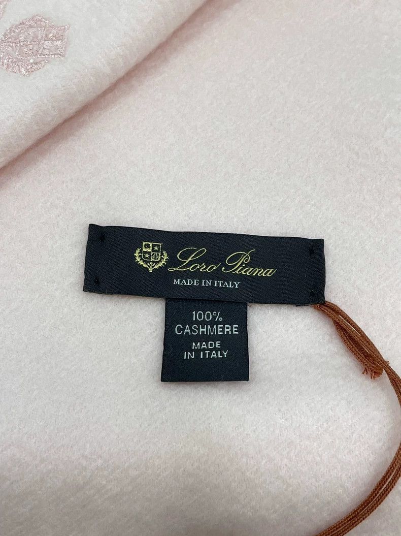 Loro Piana Loro Piana Pink Cashmere Fringe Scarf - dmc Size ONE SIZE - 5 Thumbnail