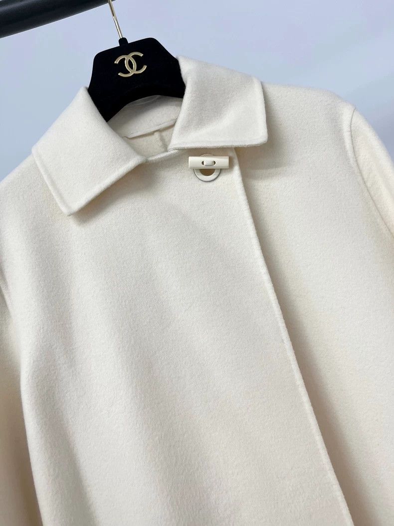 Loro Piana Loro Piana White Cashmere Coat - dmc Size US M / EU 48-50 / 2 - 3 Thumbnail