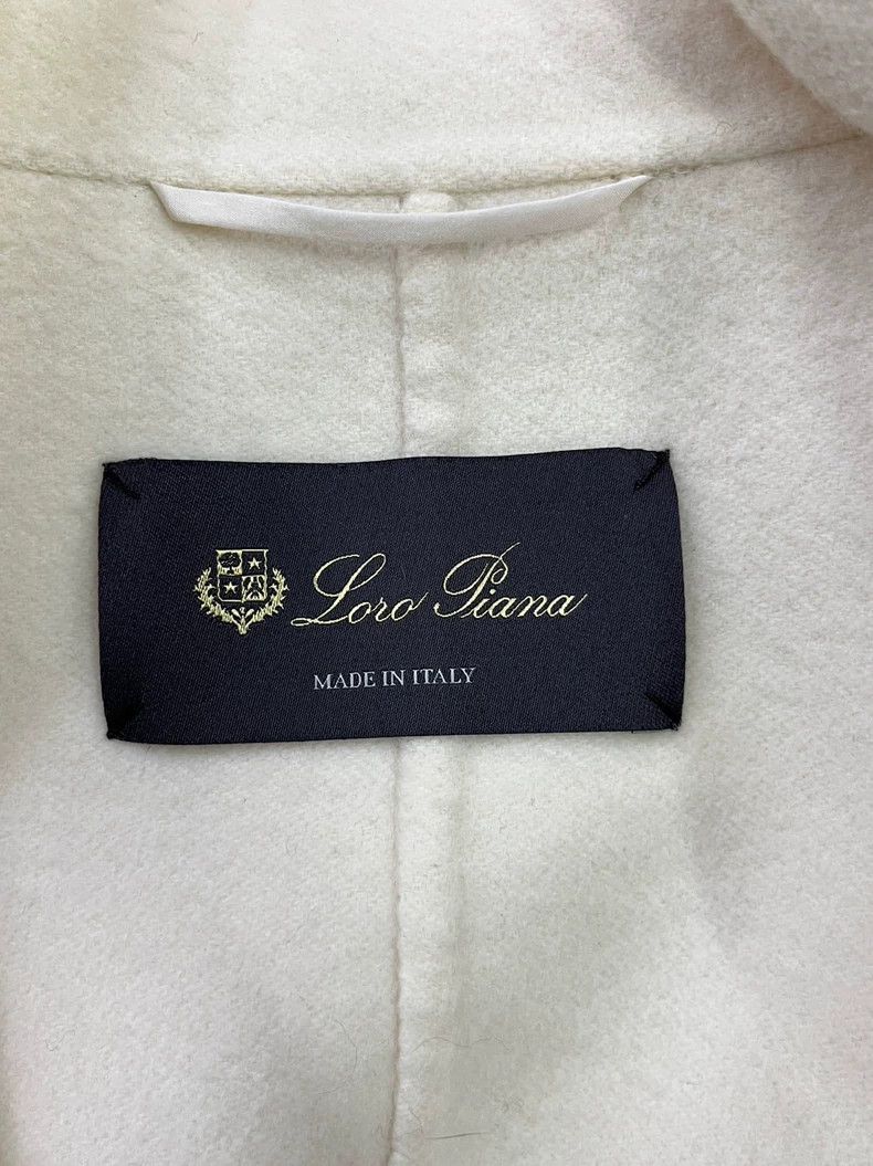 Loro Piana Loro Piana White Cashmere Coat - dmc Size US M / EU 48-50 / 2 - 5 Thumbnail