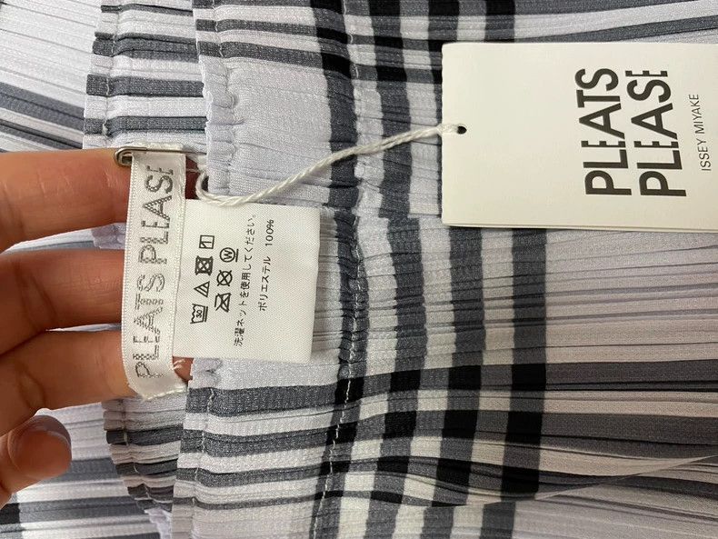Issey Miyake Issey Miyake PP JF544 Plaid Wide-Leg Pants - dmc Size US 30 / EU 46 - 6 Thumbnail